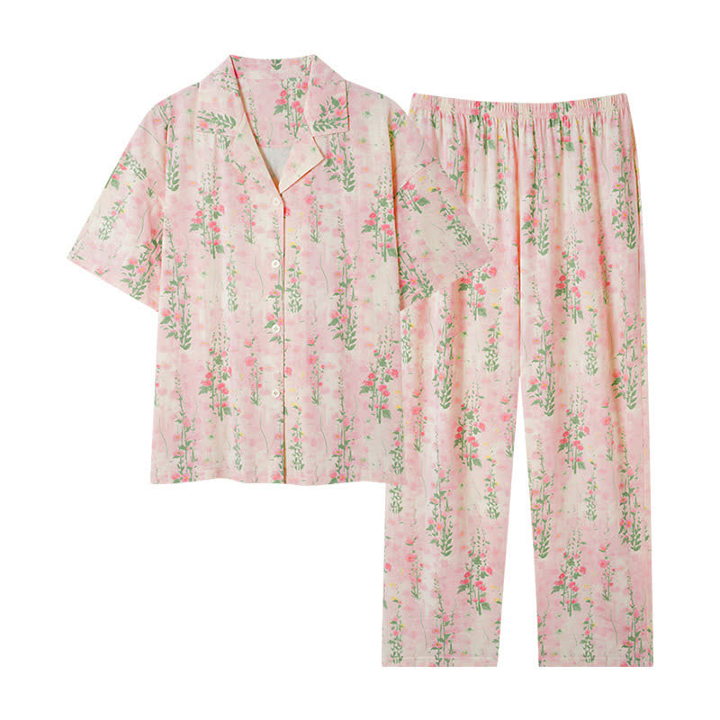 Rural Floral Summer Loungewear Set