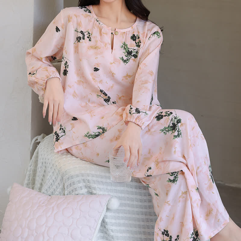 Refresh Floral Breathable Loungewear Set