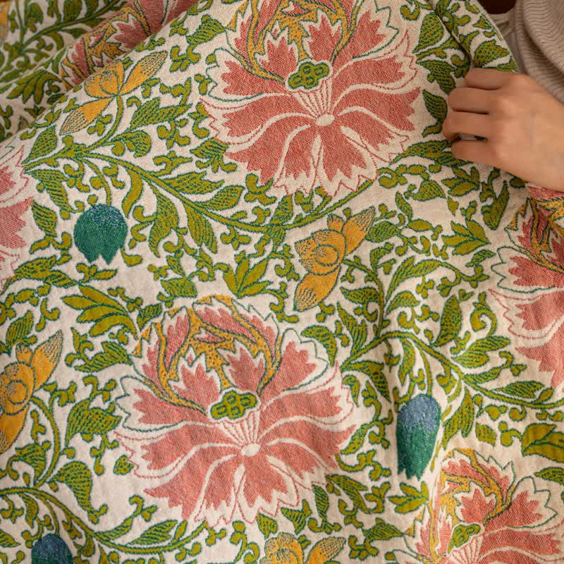 Pastoral Floral Pure Cotton Gauze Absorbent Bath Towel