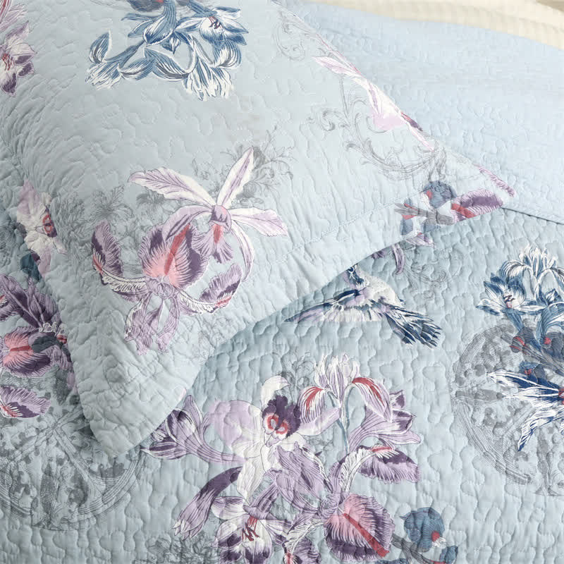 Elegant Floral Soft Cotton Quilt