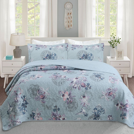 Elegant Floral Soft Cotton Quilt
