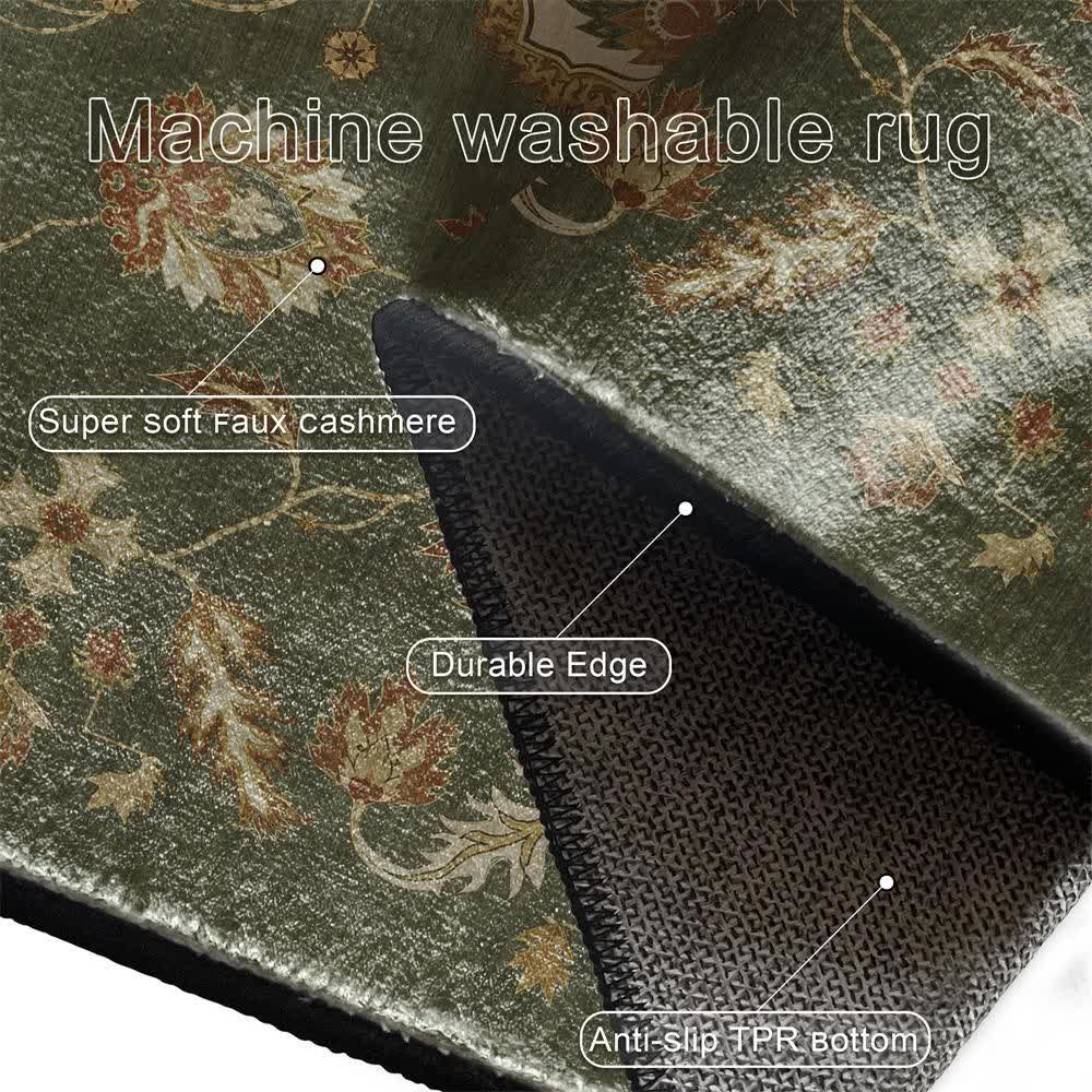 Paisley Floral Anti-slip Indoor Outdoor Rug