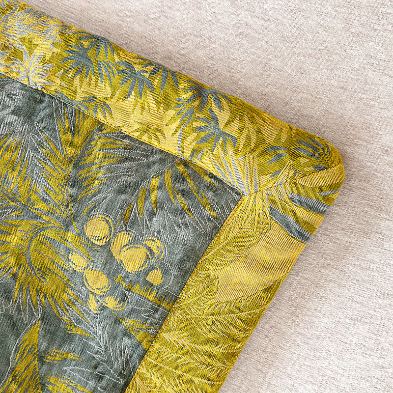 Vintage Tropical Pure Cotton Double-layer Gauze Summer Quilt