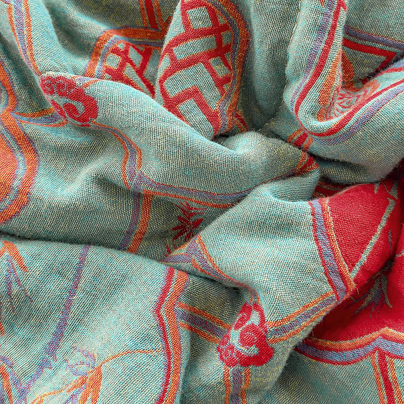 Retro Bamboo Pure Cotton Double-layer Gauze Summer Quilt