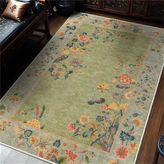Non-slip Refresh Floral Indoor Outdoor Area Rug