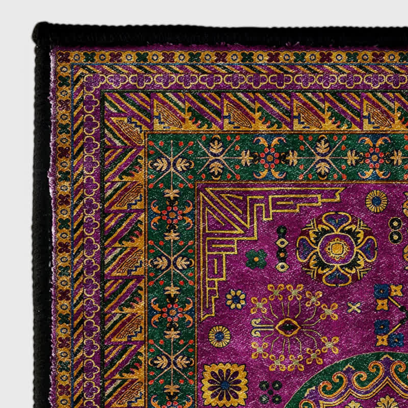 Retro Geometric Anti-slip Area Rug