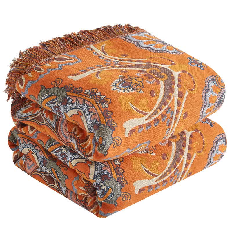 Boho Style Cotton Gauze Quilt