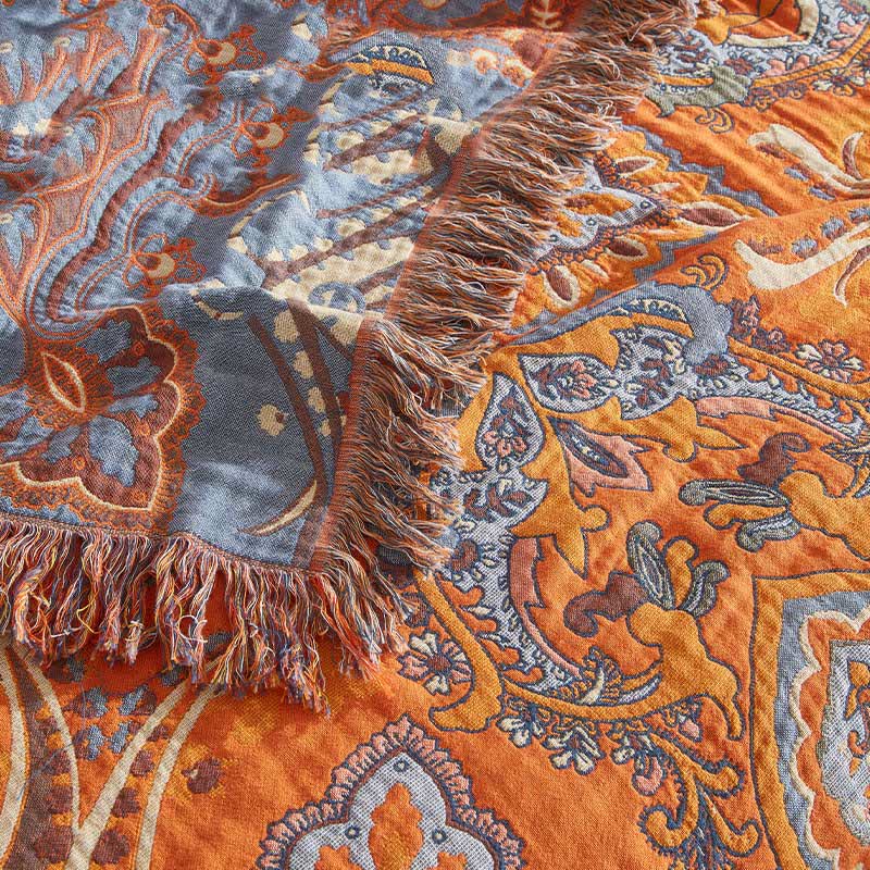 Boho Style Cotton Gauze Quilt