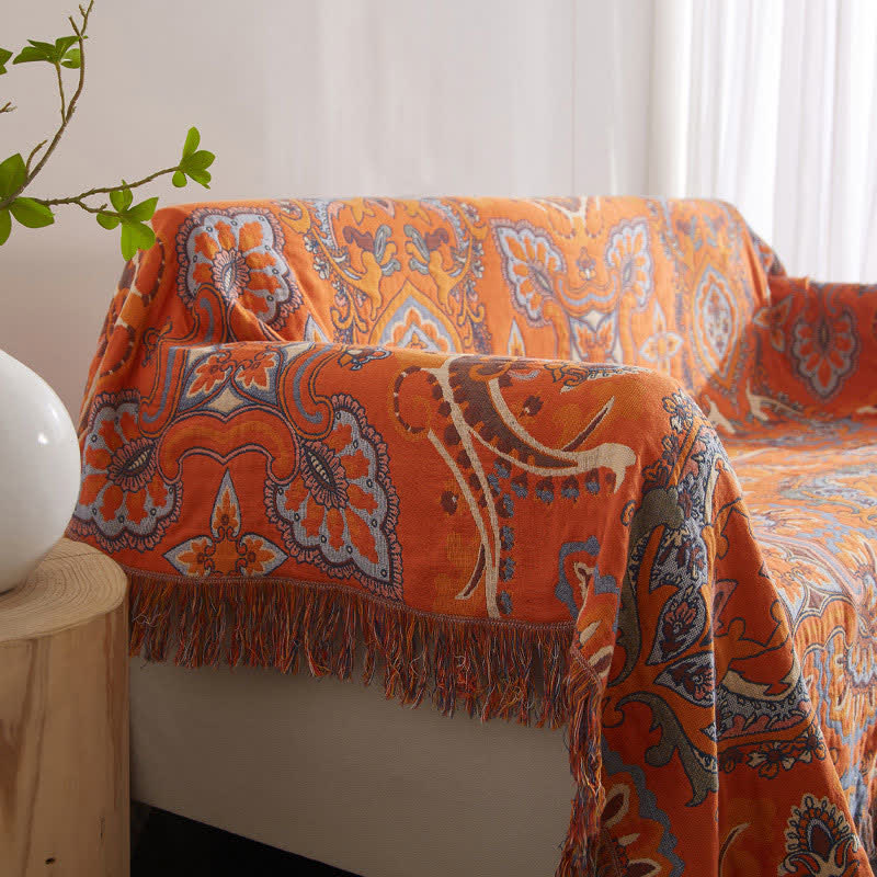 Boho Style Cotton Gauze Quilt