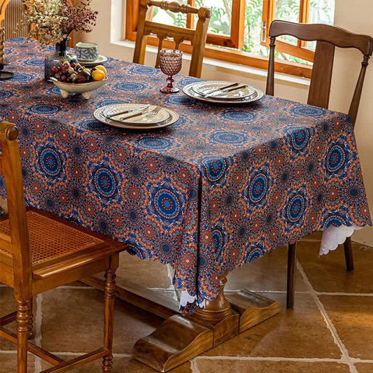 Bohemian Mandala Waterproof  Wear-resistant Tablecloth