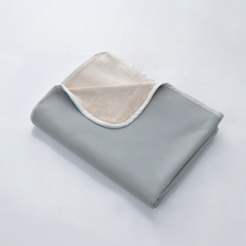 Reversible Fleece & Ice Silk Blanket
