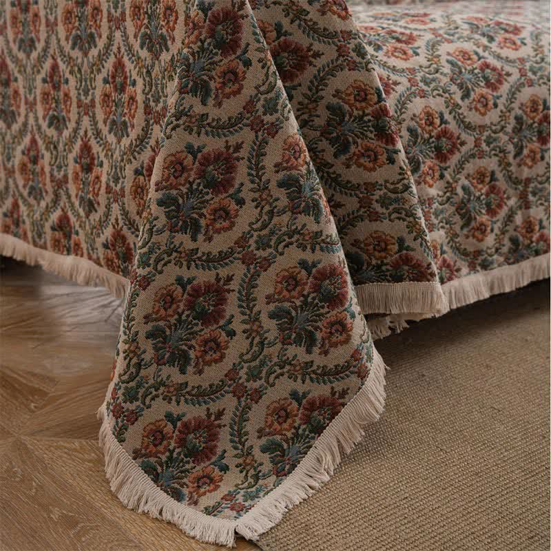 Cottagecore Floral Tapestry Sofa Protector
