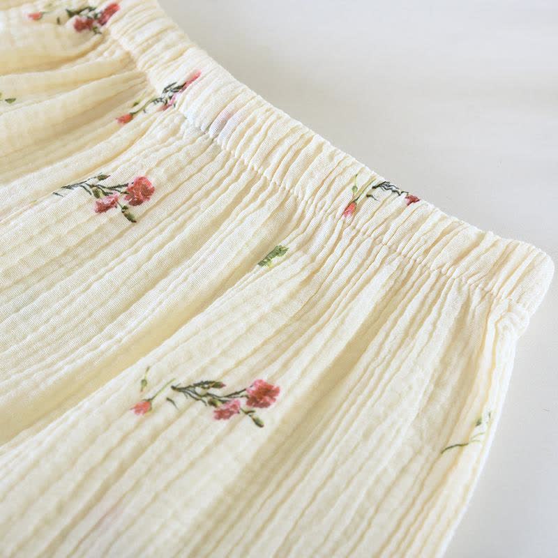 Carnation Beige Cotton Gauze Loungewear Set - image 7