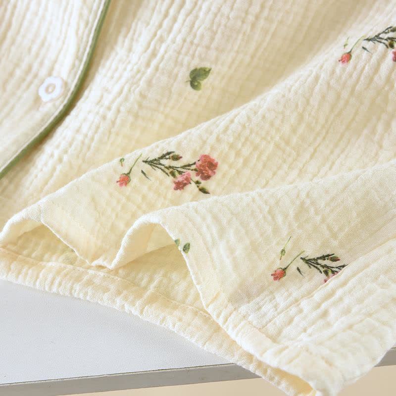 Carnation Beige Cotton Gauze Loungewear Set - image 9