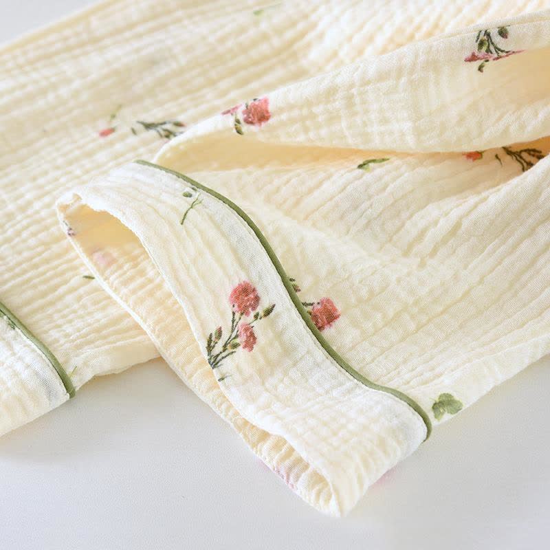 Carnation Beige Cotton Gauze Loungewear Set - image 8