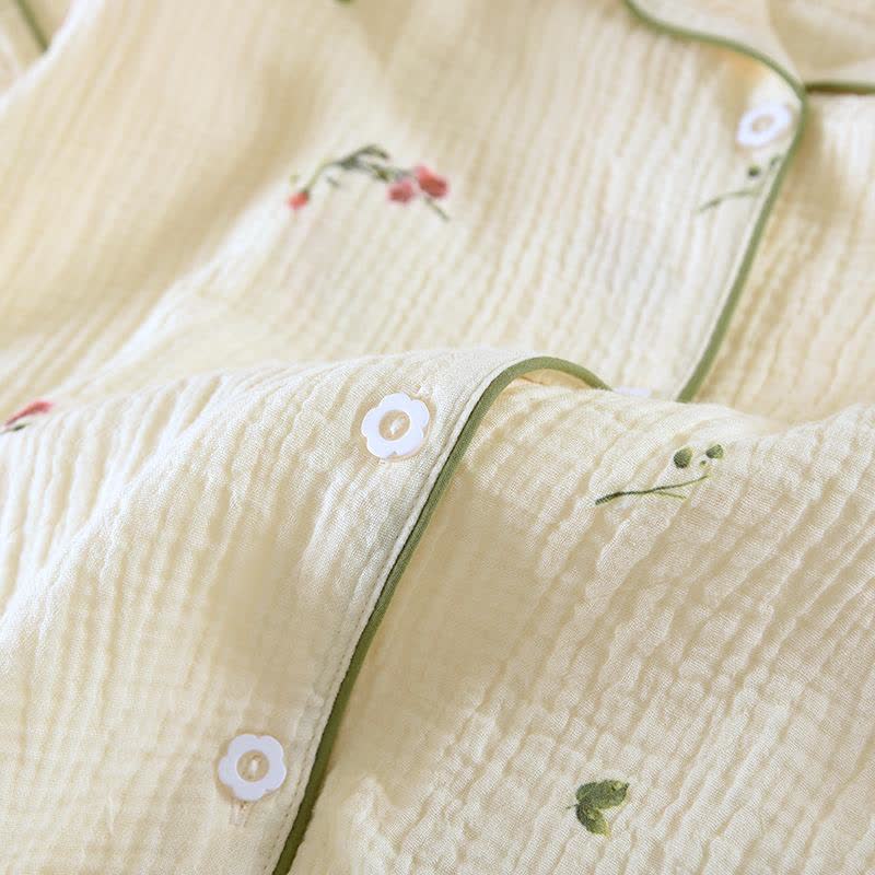Carnation Beige Cotton Gauze Loungewear Set - image 6