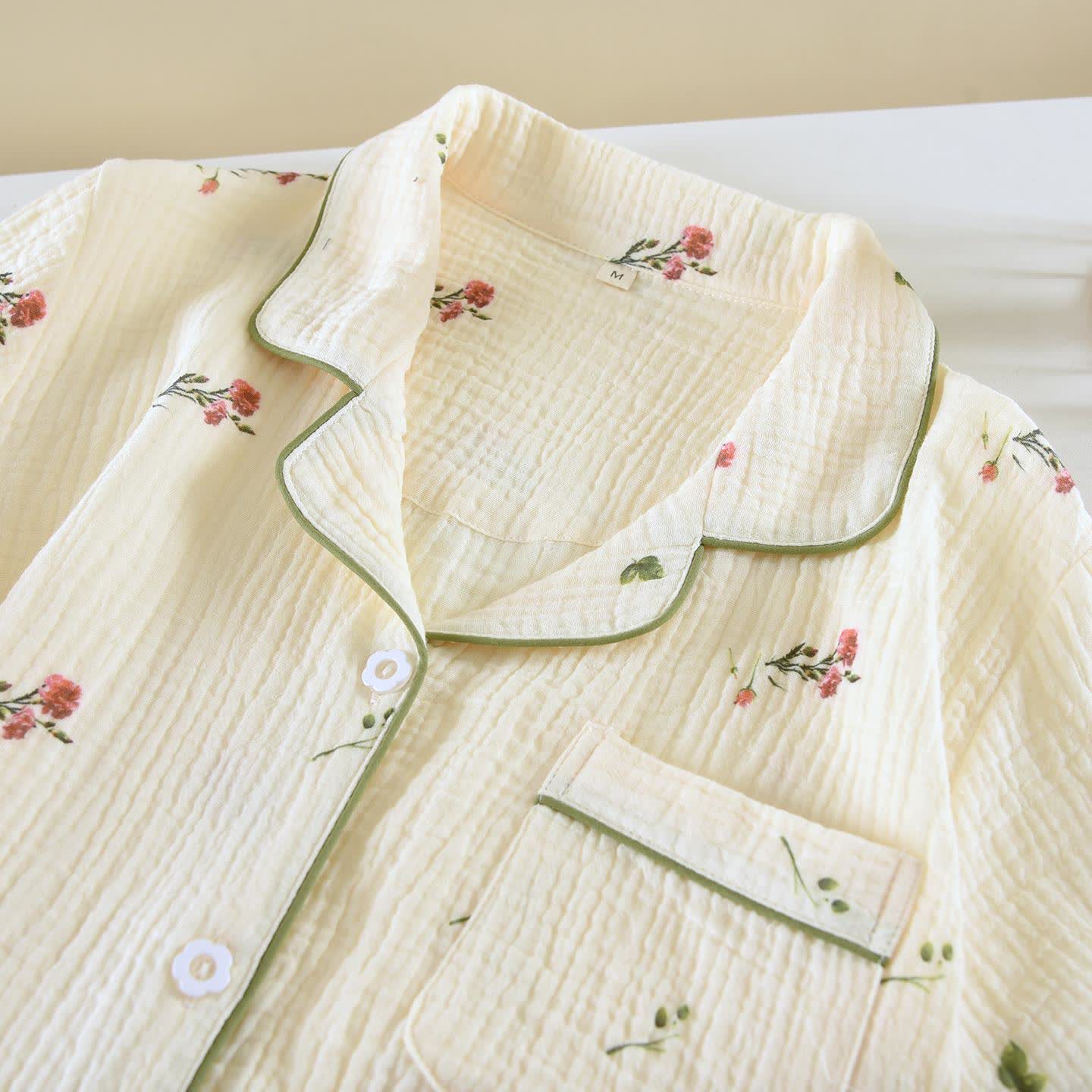 Carnation Beige Cotton Gauze Loungewear Set - image 3