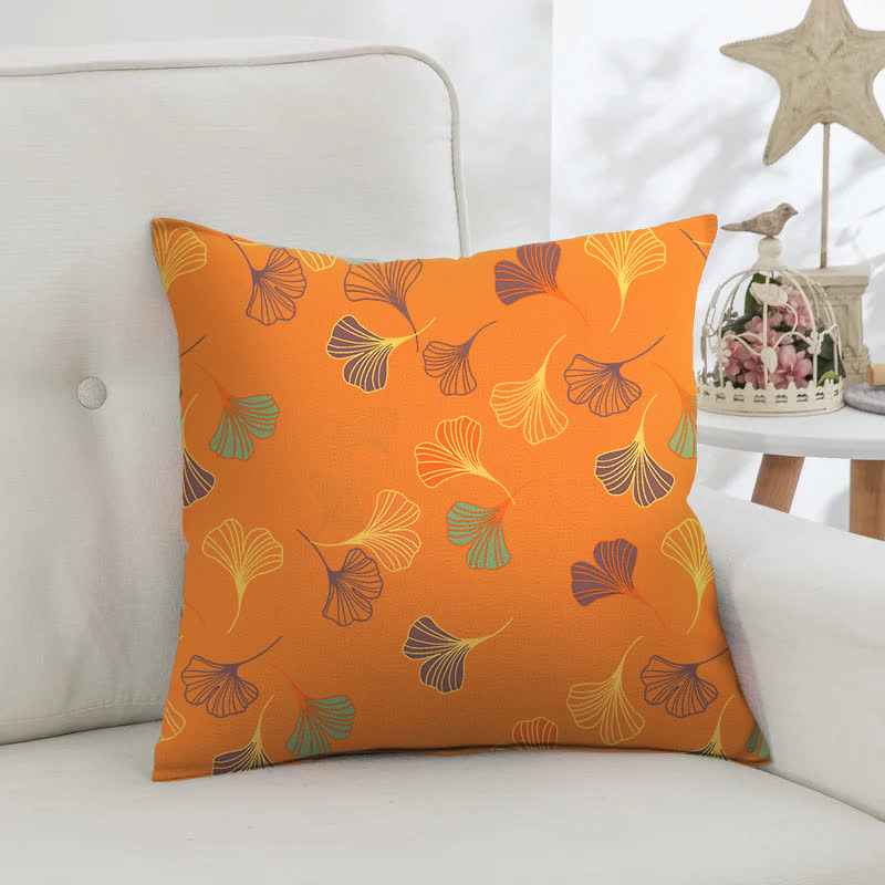 Ginkgo Biloba Cotton Jacquard Square Pillowcases(2PCS) - image 6
