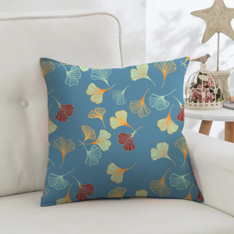 Ginkgo Biloba Cotton Jacquard Square Pillowcases(2PCS) - image 2