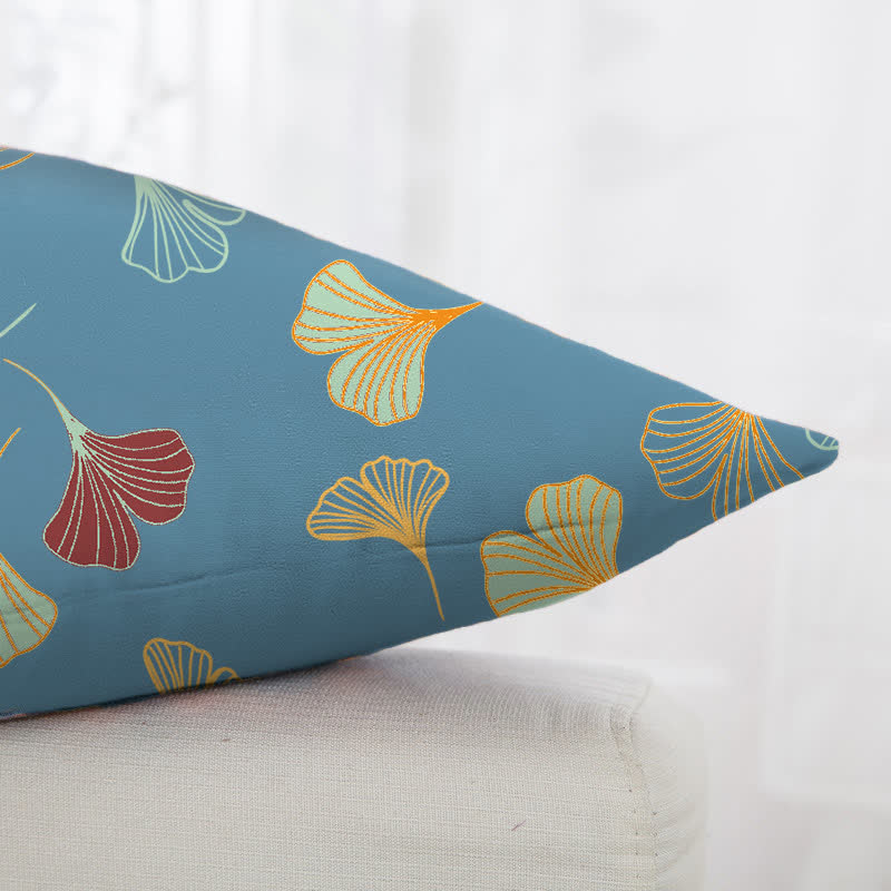 Ginkgo Biloba Cotton Jacquard Square Pillowcases(2PCS) - image 3