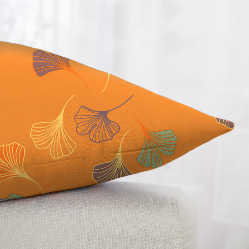 Ginkgo Biloba Cotton Jacquard Square Pillowcases(2PCS) - image 7