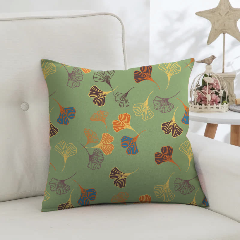 Ginkgo Biloba Cotton Jacquard Square Pillowcases(2PCS) - image 26