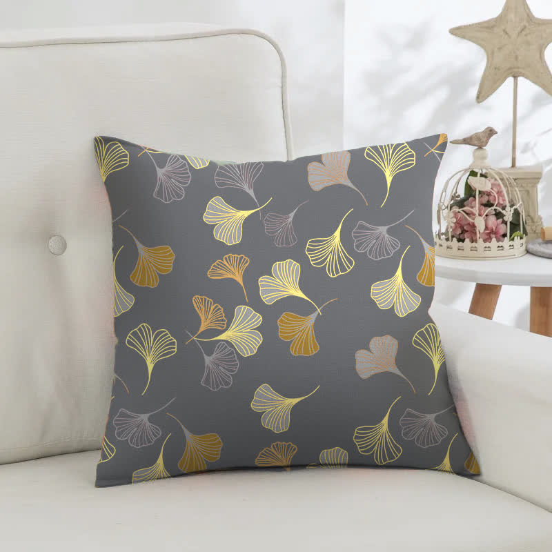 Ginkgo Biloba Cotton Jacquard Square Pillowcases(2PCS) - image 18