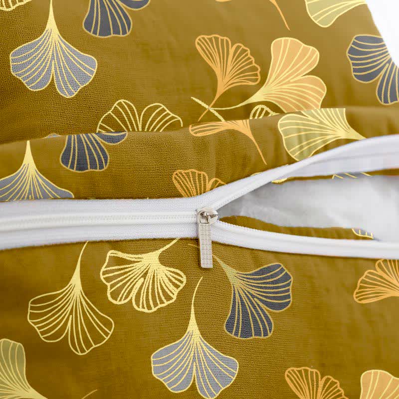 Ginkgo Biloba Cotton Jacquard Square Pillowcases(2PCS) - image 16