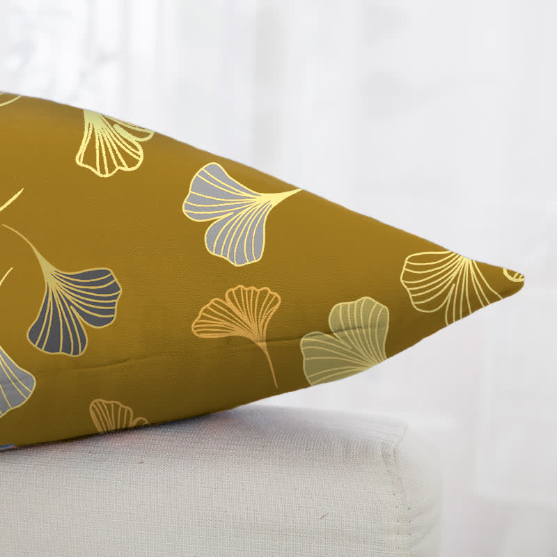 Ginkgo Biloba Cotton Jacquard Square Pillowcases(2PCS) - image 15