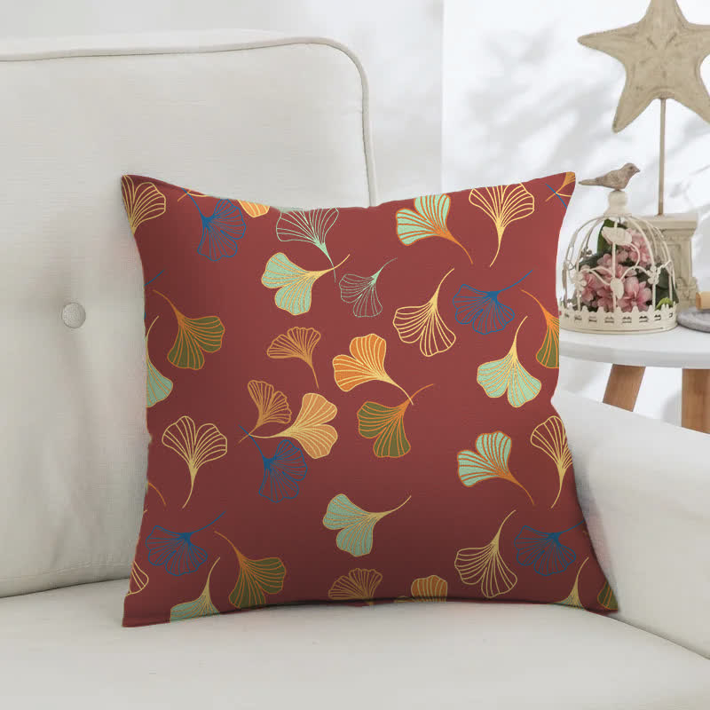 Ginkgo Biloba Cotton Jacquard Square Pillowcases(2PCS) - image 30