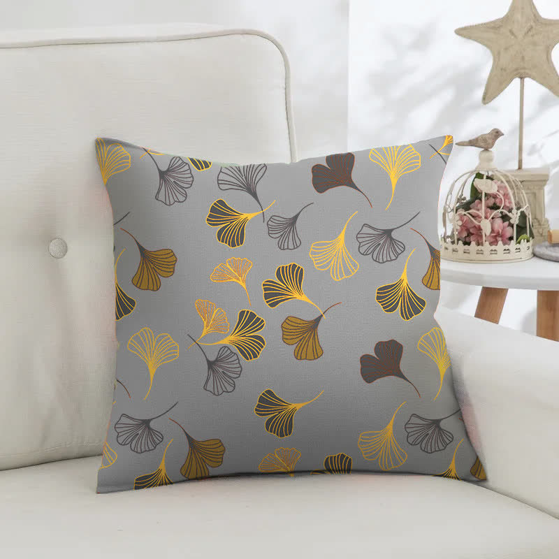 Ginkgo Biloba Cotton Jacquard Square Pillowcases(2PCS) - image 10