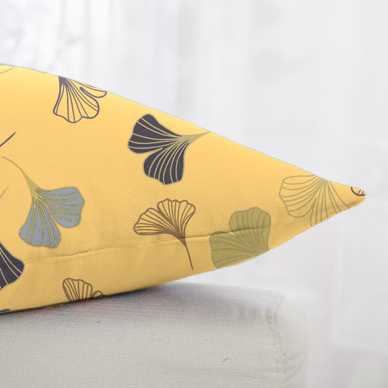 Ginkgo Biloba Cotton Jacquard Square Pillowcases(2PCS) - image 23