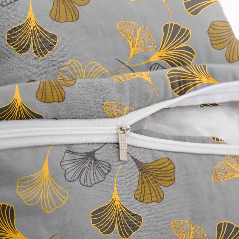 Ginkgo Biloba Cotton Jacquard Square Pillowcases(2PCS) - image 12