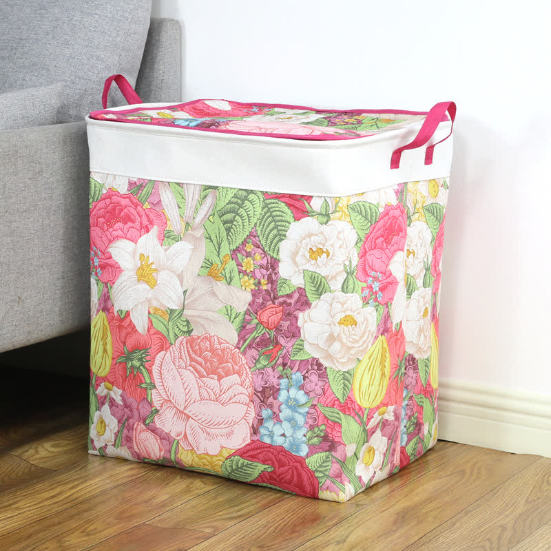 Floral Leaf Zipper Storage Bag - image 4