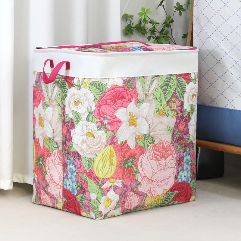 Floral Leaf Zipper Storage Bag - image 5