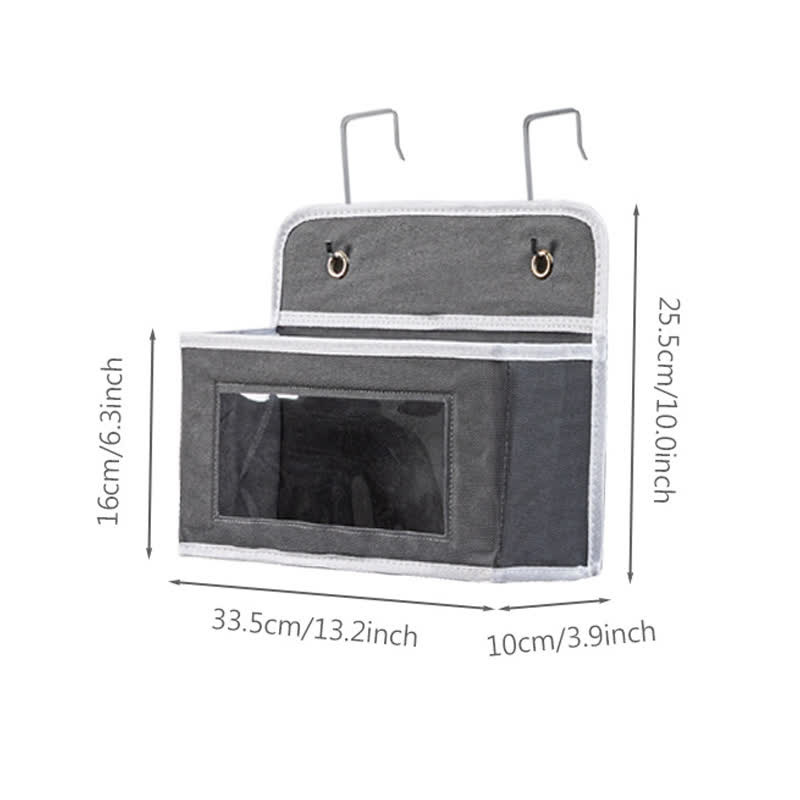 Dorm Hanging Multi-Layer Storage Organizer - Dark Grey - 3PCS - 13"L x 4"W x 10"H - image 17