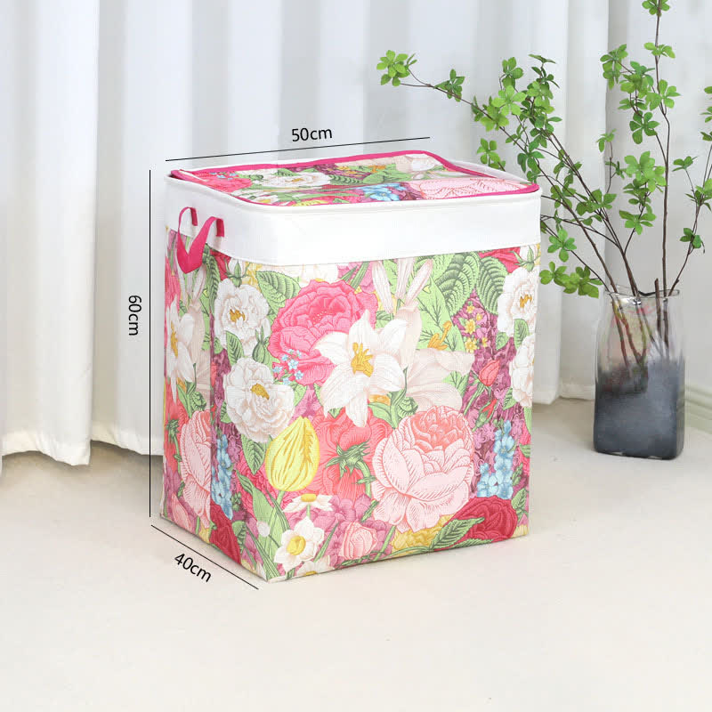 Floral Leaf Zipper Storage Bag - image 6