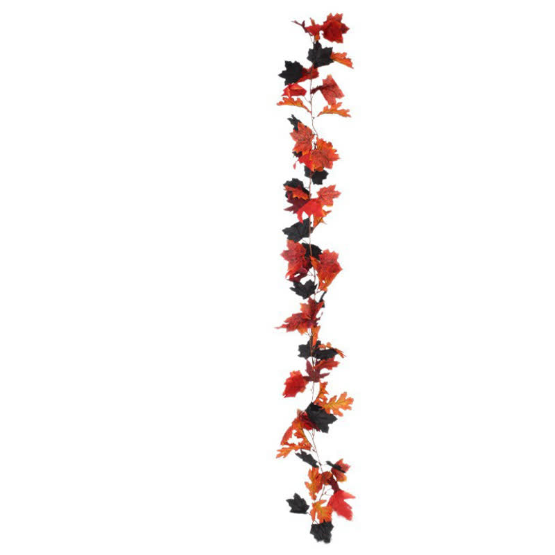 Halloween Artificial Maple Leaf Vine Garland - image 10
