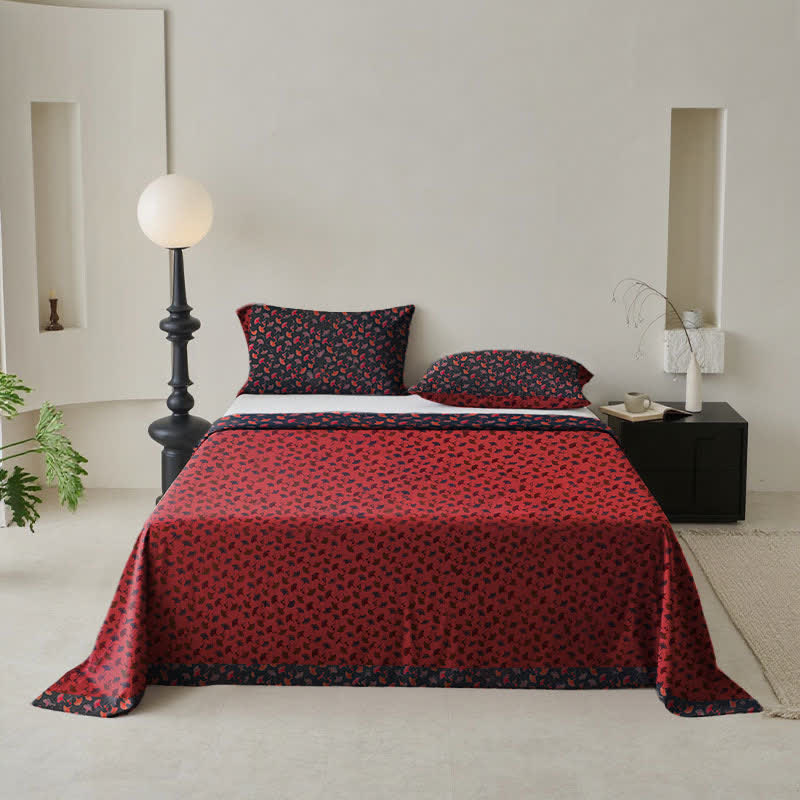 Ginkgo Biloba Natural Cotton Gauze Bedspread - image 0