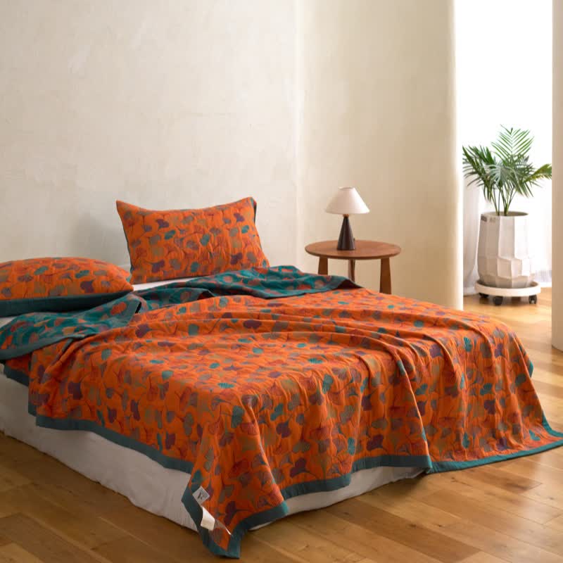 Ginkgo Biloba Organic Cotton Quilt - image 14