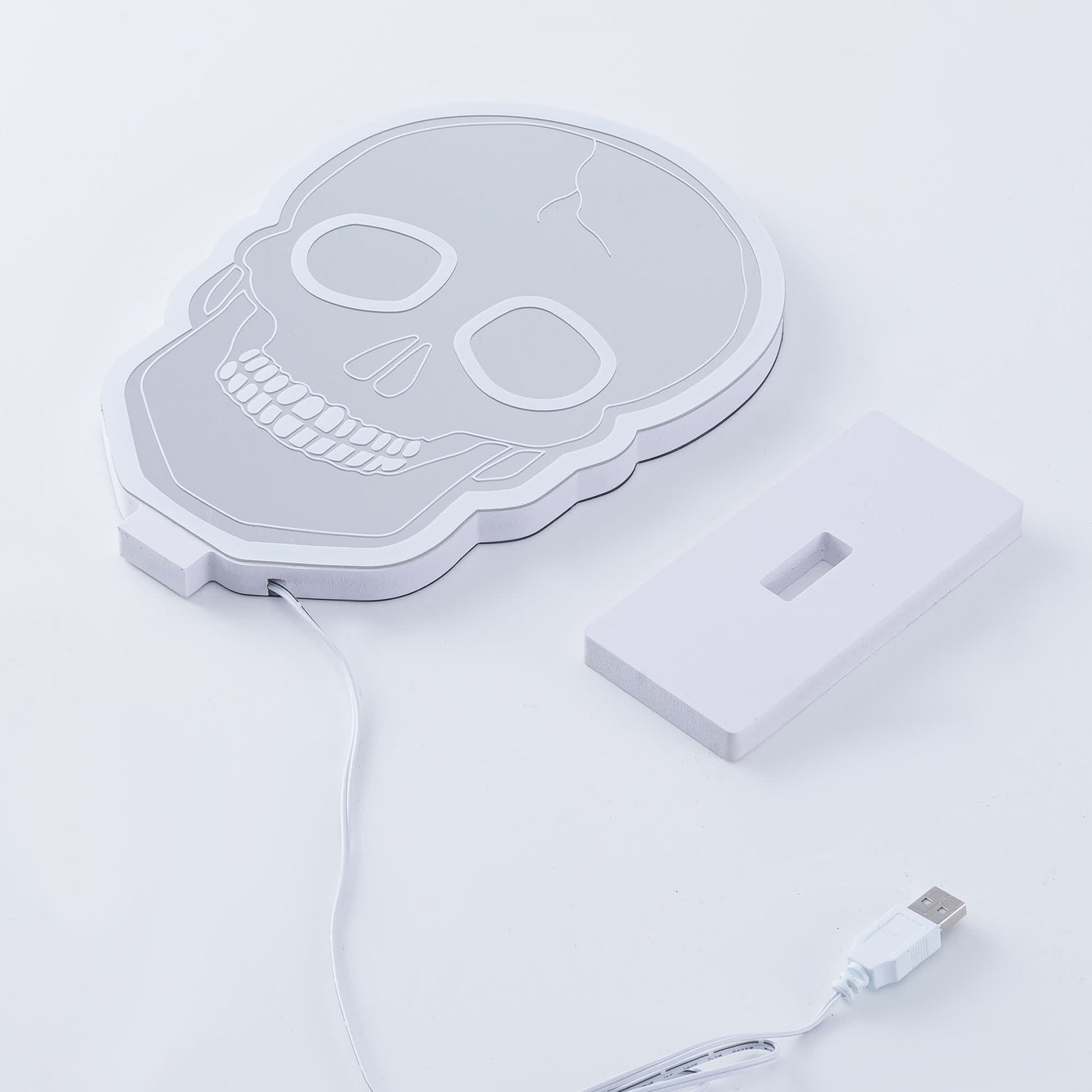 Halloween Skull Infinity Lights with Stand - image 9