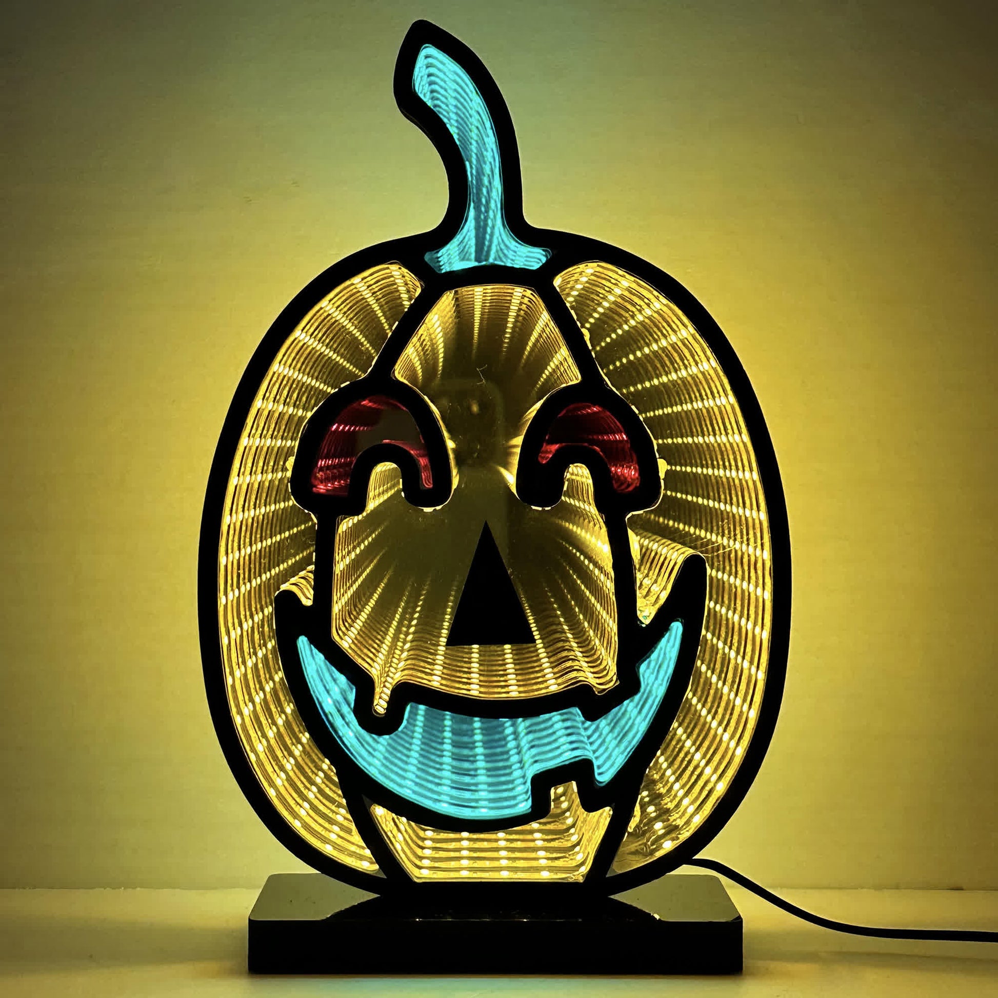 Halloween Pumpkin Demon Infinity Lights - 2PCS - 2"W x 6"L x 10"H - image 5