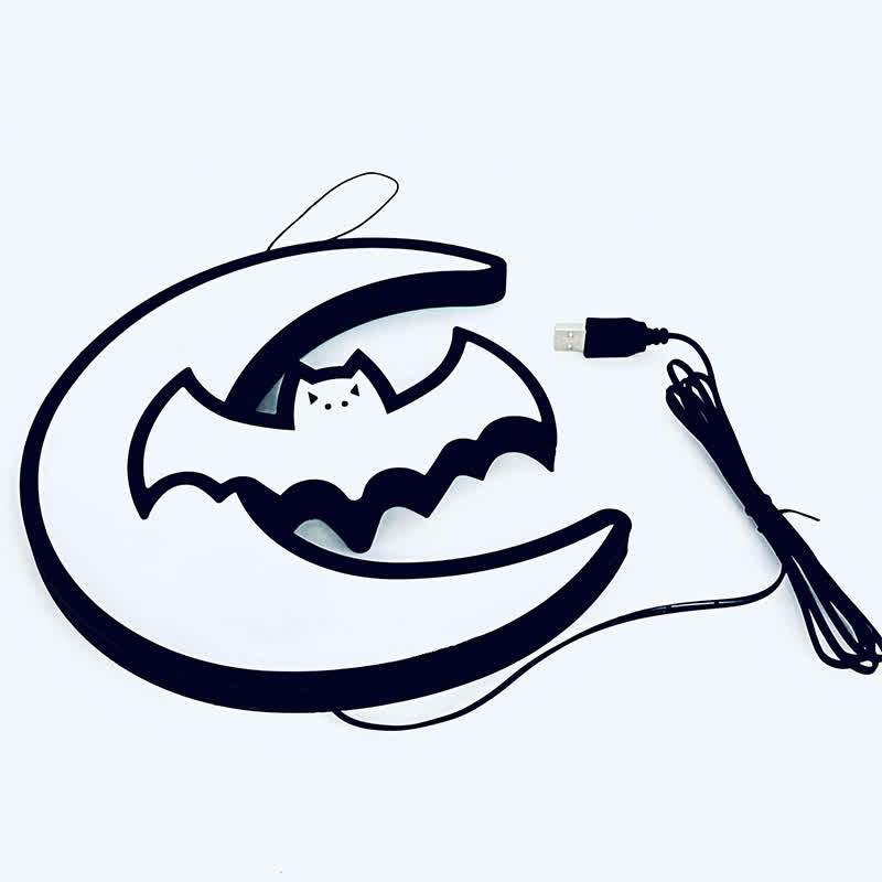 3D Bat Infinity Lights Hanging Decoration - image 5