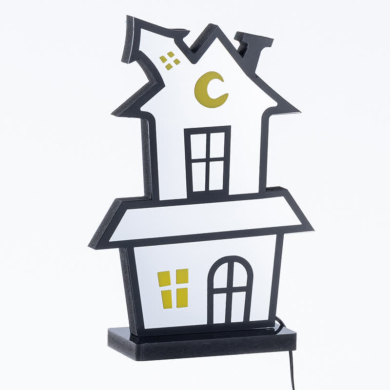 3D House Infinity Lights Halloween Decoration - image 5