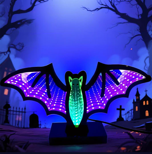 Halloween 3D Bat Infinity Lights  - image 1