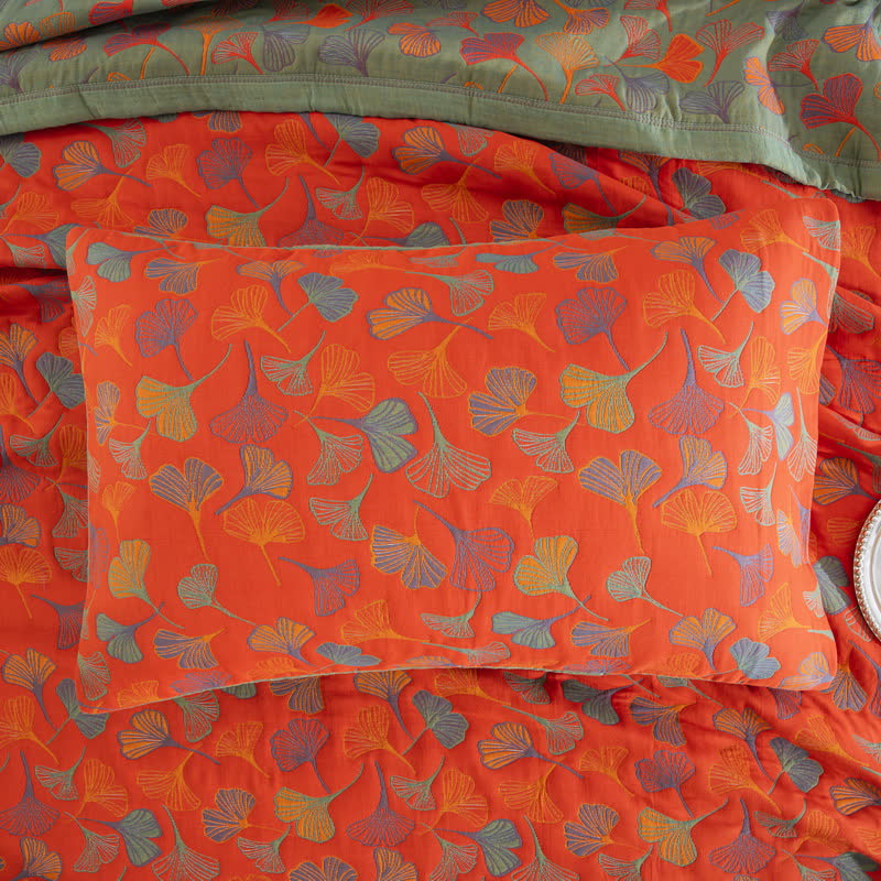 Ginkgo Biloba Organic Cotton Quilt - image 27
