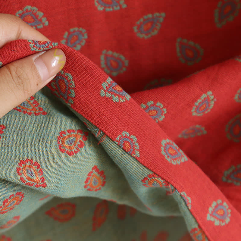 Paisley-inspired Jacquard Cotton Gauze Pajamas - image 9