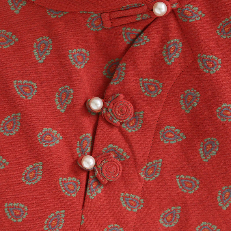 Paisley-inspired Jacquard Cotton Gauze Pajamas - image 5