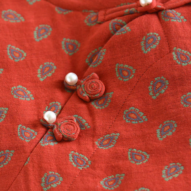 Paisley-inspired Jacquard Cotton Gauze Pajamas - image 4