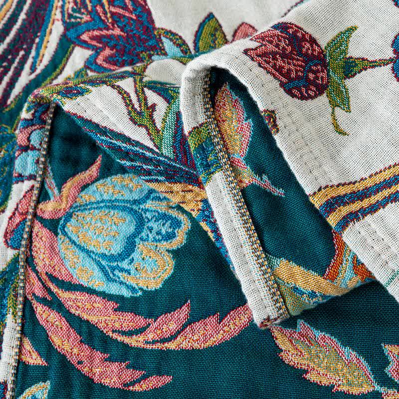 Flying Bird Cotton Gauze Tassel Quilt - image 5